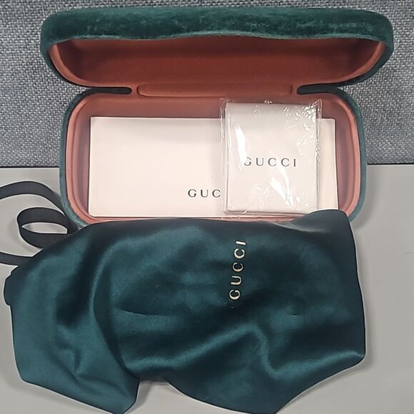 💛GUCCI 53mm Oversized Core 53MM Round Shield Sunglasses💛 PreOwned - Picture 7 of 7